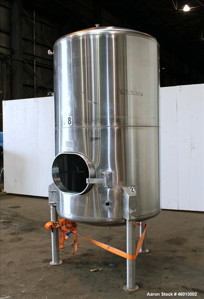 Used JV Northwest Inc. Tank, 600 Gallon, 304 Stainless Steel