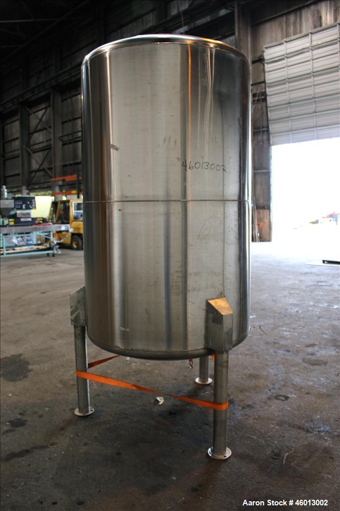 Used- JV Northwest Inc. Tank, 600 Gallon, 304 Stainless Steel