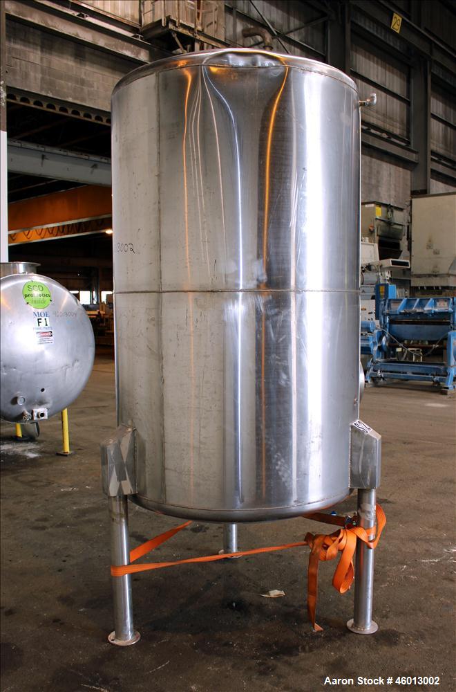 Used JV Northwest Inc. Tank, 600 Gallon, 304 Stainless Steel