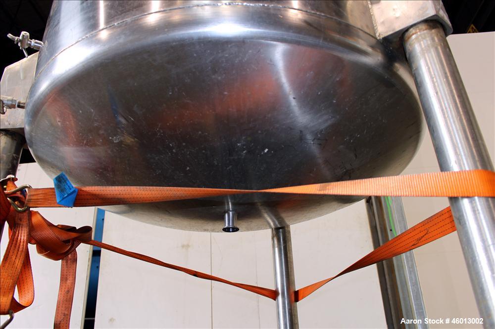 Used JV Northwest Inc. Tank, 600 Gallon, 304 Stainless Steel