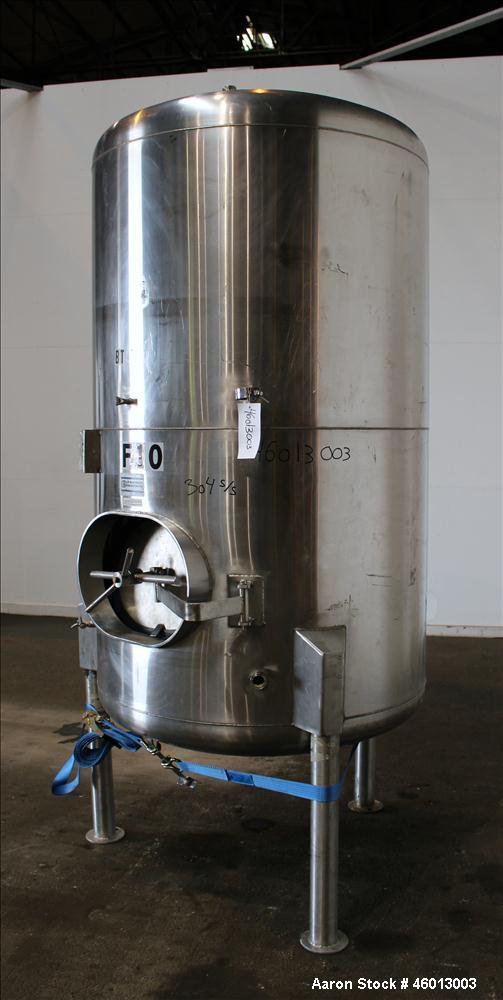 Used JV Northwest Inc. Tank, 600 Gallon, 304 Stainless Steel