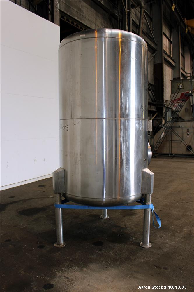 Used JV Northwest Inc. Tank, 600 Gallon, 304 Stainless Steel
