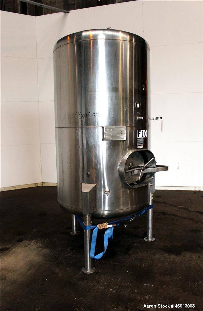 Used JV Northwest Inc. Tank, 600 Gallon, 304 Stainless Steel