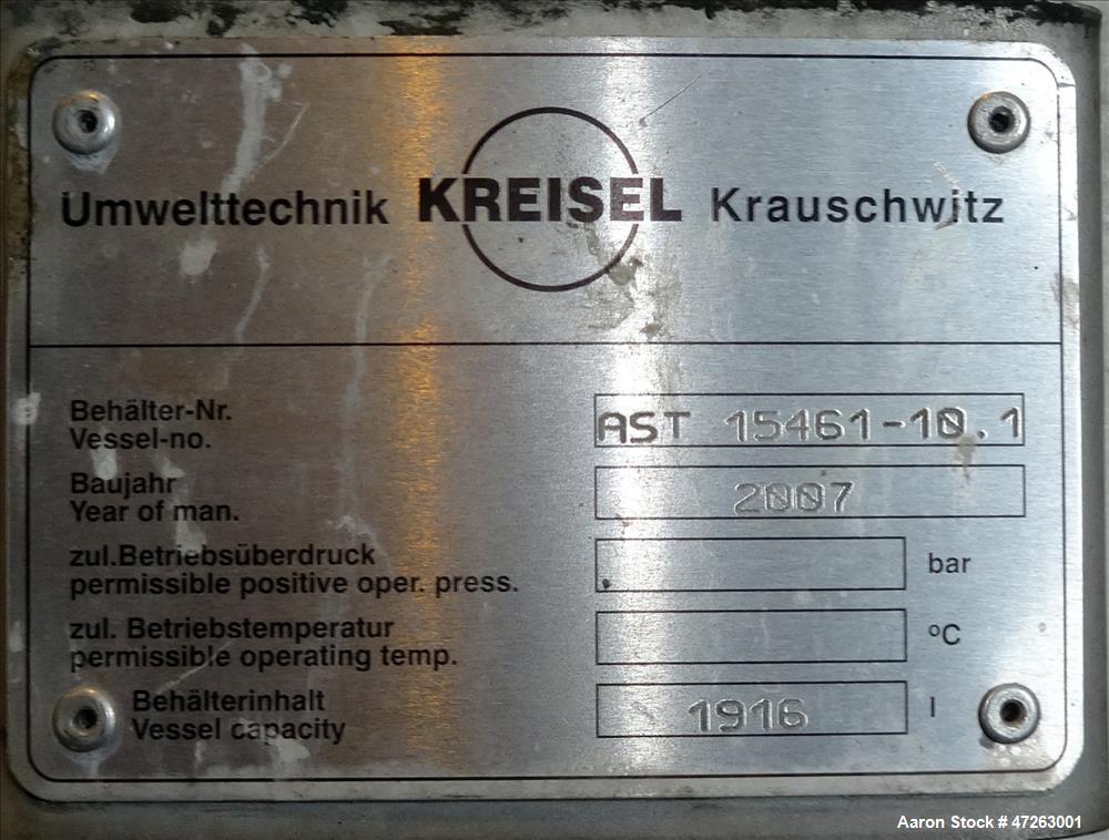Used Kreisel Tank, 506 Gallon (1916 Liters)