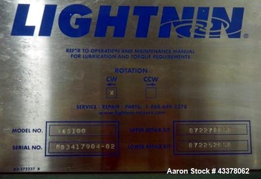 Used Lee Industries Pressure Tank, 525 Gallon, Model 525 DBT. Stainless steel construction, approximately 4' diameter x 4' straight side, dish top and bottom. Internal rated 15 psi & Full Vacuum at 2...