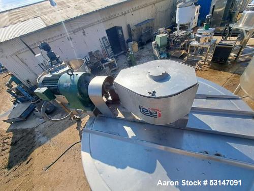 Used Lee 500 Gallon Jacketed Stainless Tank – Double Motion Agitation, 100 PSI, 3-Zone, 304 SS, 7.5 HP Drive
