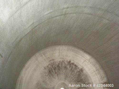 Used Lee Metal Products Pressure Tank, 500 gallon, 316 stainless steel, vertical. 48" Diameter x 60" straight side, dished top and bottom. Internal rated 60 psi and full vacuum at 307 deg F. Openings...