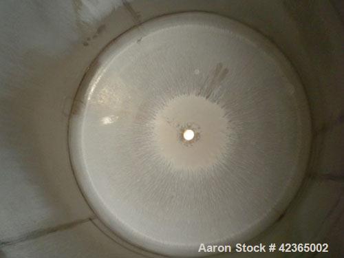 Used Lee Metal Products Pressure Tank, 500 gallon, model DBT, 316 stainless steel, vertical. Approximate 48" diameter x 60" straight side, dish top and bottom. Internal rated 25 and full vacuum at 26...