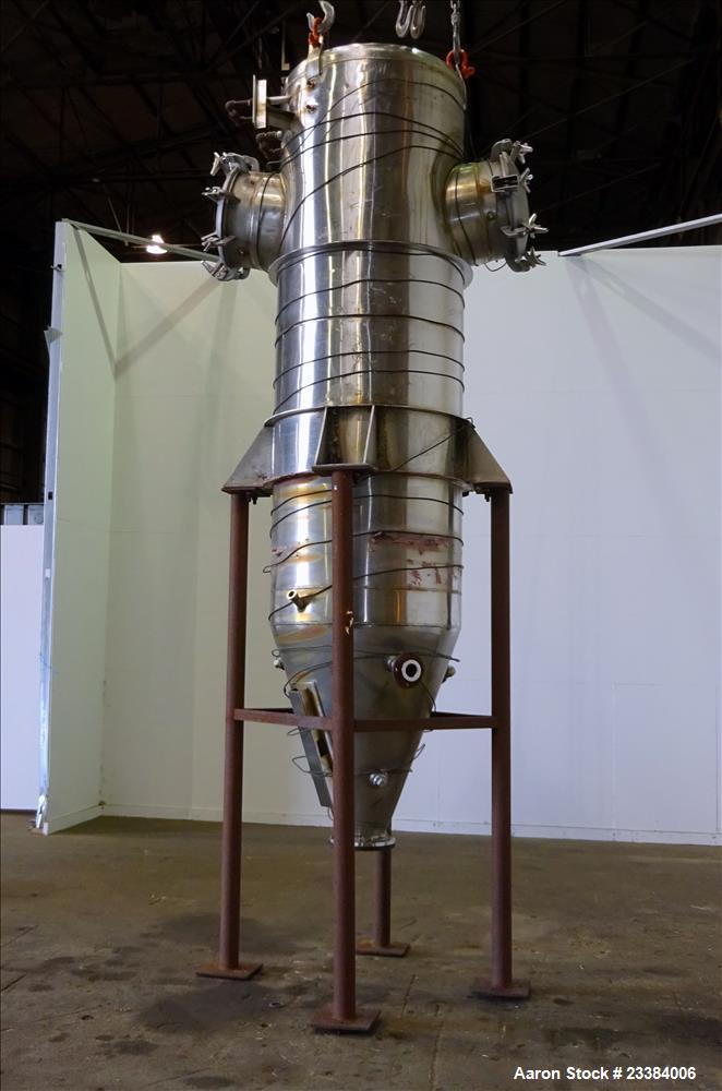 Used Mid-States Contracting Pressure Tank/Filter, 304 Stainless Steel.