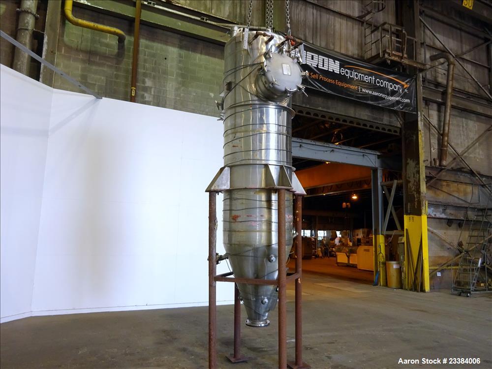 Used Mid-States Contracting Pressure Tank/Filter, 304 Stainless Steel.