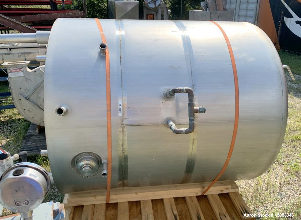 Used Mueller Model 2000 Liter F. 528 Gallons Stainless Steel Tank