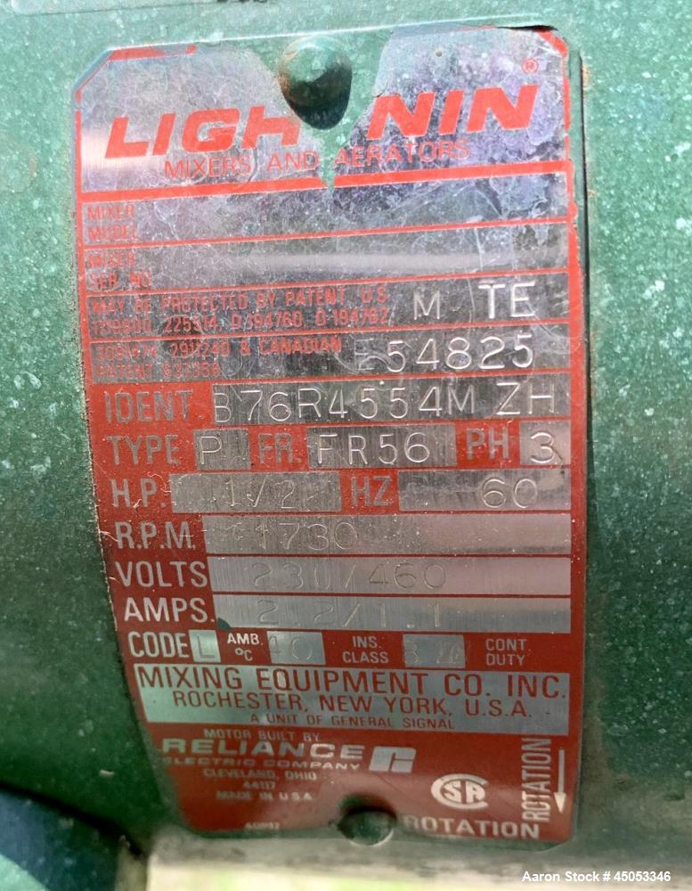 Used Mueller Model 2000 Liter F. 528 Gallons Stainless Steel Tank