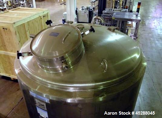 Used 2500 Liter Stainless Steel Mueller Water Jacketed Tank