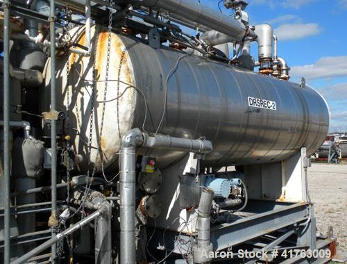 Used Hebeler Pressure Tank, 940 Gallons, 316L Stainless Steel, Horizontal. 42’’ diameter x 144’’ straight side, 2 to 1 elliptical heads. Internal rated 75/FV psi at 300 deg.f., and –20 deg.f. at 75/F...