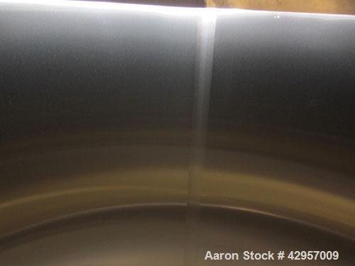 Used Tank, 500 Gallon, 316 Stainless Steel, Vertical. Dish top, insulated coned bottom. (2) Spray balls. Openings top 18" man way with cover, (3) 3" tri-clamp, (2) 2-1/2” tri-clamp, side 2” tri-clamp...