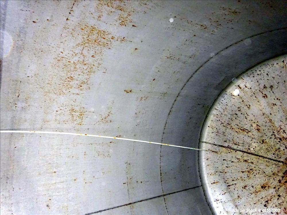 Used Tank, Approximately 900 Gallon, 304 Stainless Steel, Vertical.