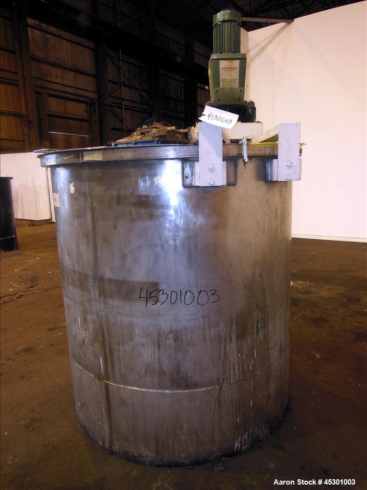 Used- 650 Gallon Stainless Steel Perma-San Tank, Model 650OVS