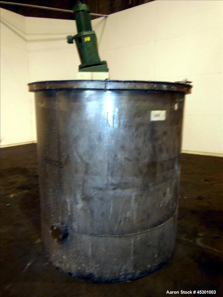 Used- 650 Gallon Stainless Steel Perma-San Tank, Model 650OVS