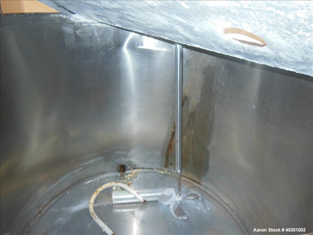 Used 650 Gallon Stainless Steel Perma-San Tank, Model 650OVS