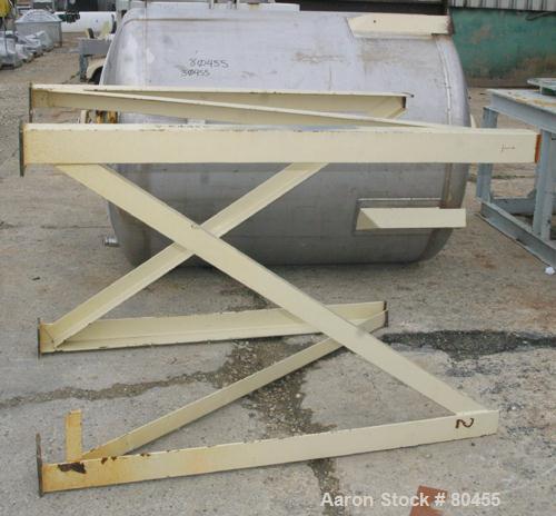 USED: Piersol Pine Mfg Co tank, 750 gallons, 304 stainless steel,vertical. 60" diameter x 70" straight side, dished heads. Vessel ratedfor 50/FV psi @ 170 deg F. Top openings: (1) 8", (2) 5" sanitary...