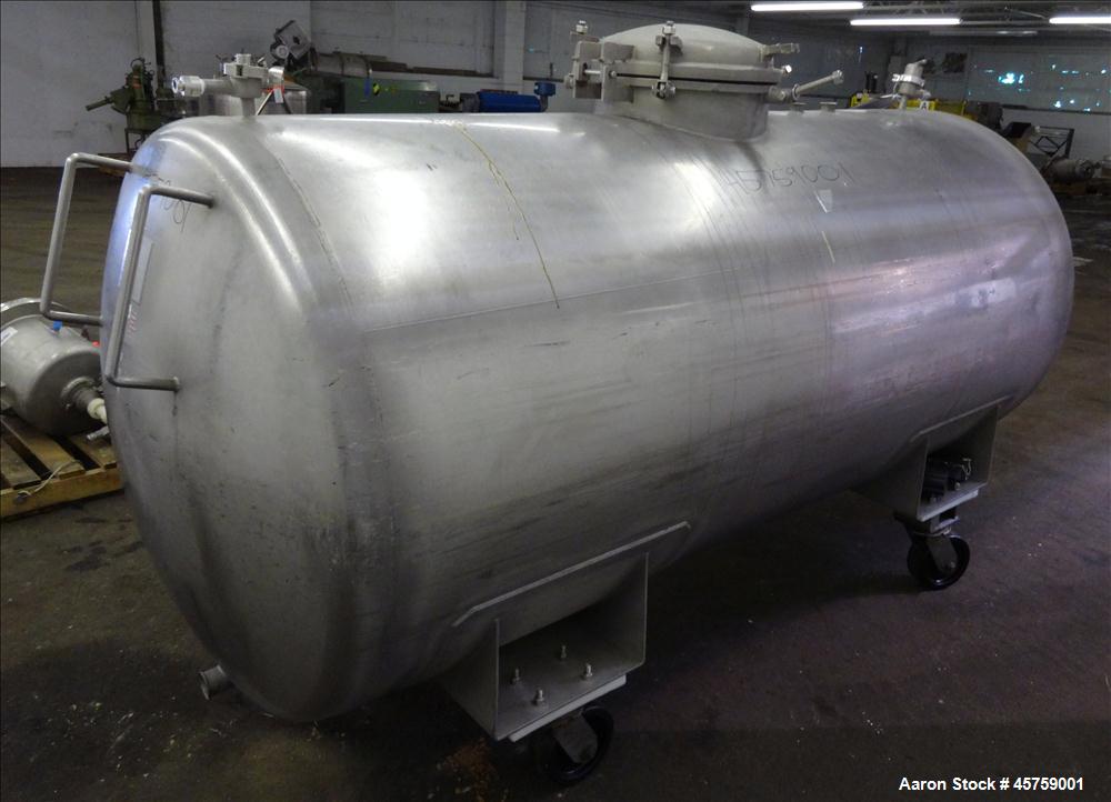 Used- Precision Stainless Tank, Approximately 792 Gallon