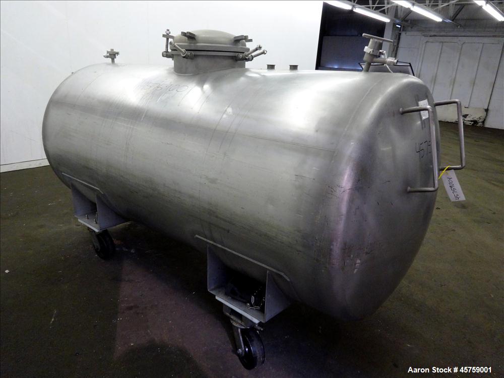 Used- Precision Stainless Tank, Approximately 792 Gallon