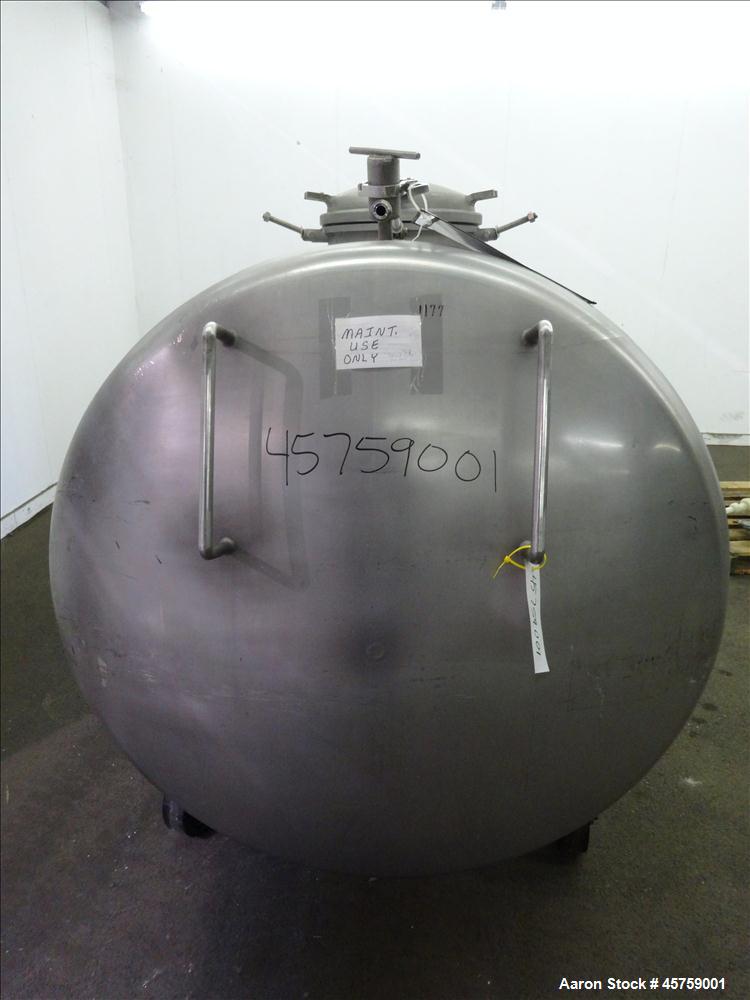 Used- Precision Stainless Tank, Approximately 792 Gallon