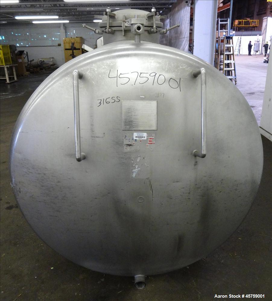 Used- Precision Stainless Tank, Approximately 792 Gallon