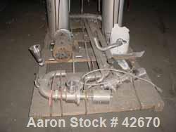 Used TCI Superior Aseptic Pressure Tank, 400 Gallon, Stainless Steel, Vertical. Approximately 48" diameter x 52" straight side. Dish top and bottom, rated 60 psi and FV at 300 deg F. Top manway, 3" c...