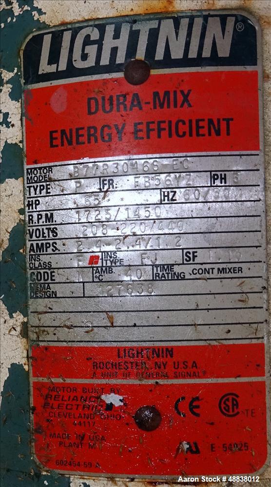 Used United Utensils Co. Pressure Tank, 304 Stainless Steel, 600 Gallon, Vertic