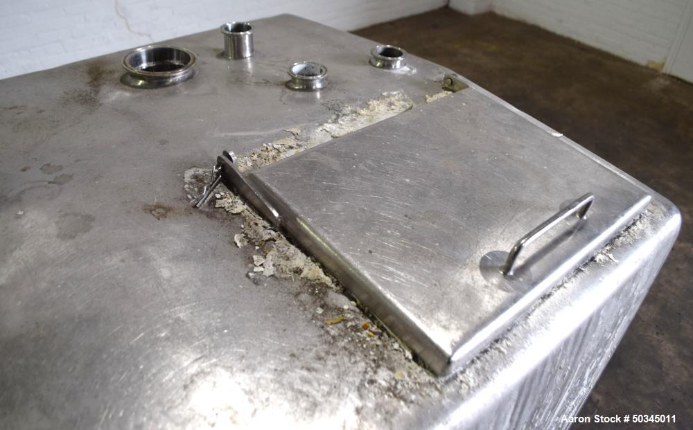 Industrial Used 6 Compartment 700-Gallon Stainless Steel Tank – 304 SS, Multi-Purpose Processing