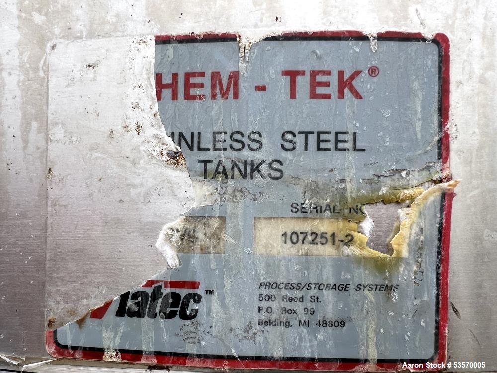 Viatec 500 Gallon, 304 Stainless steel, Mix Tank