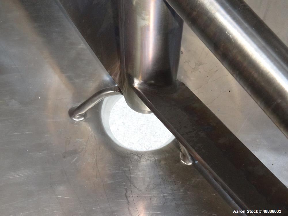 Used Walker Processor Tank, Model PZ-SP, 600 Gallon, 316L Stainless Steel.