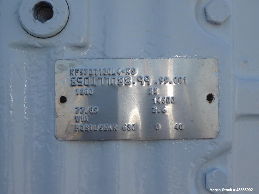 Used Walker Processor Tank, Model PZ-SP, 600 Gallon, 316L Stainless Steel.