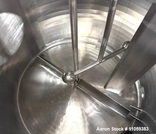 Used Walker 500-Gallon Jacketed Stainless Steel Mix Tank | Model PZ-ST | Heated Process Vessel