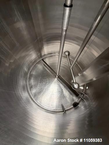 Used Walker 500-Gallon Jacketed Stainless Steel Mix Tank | Model PZ-ST | Heated Process Vessel