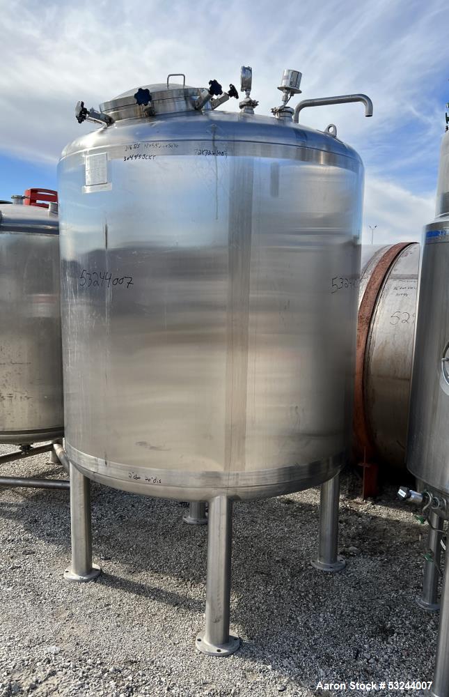 Walker Stainless 316L 700 Gallon Pressure Tank