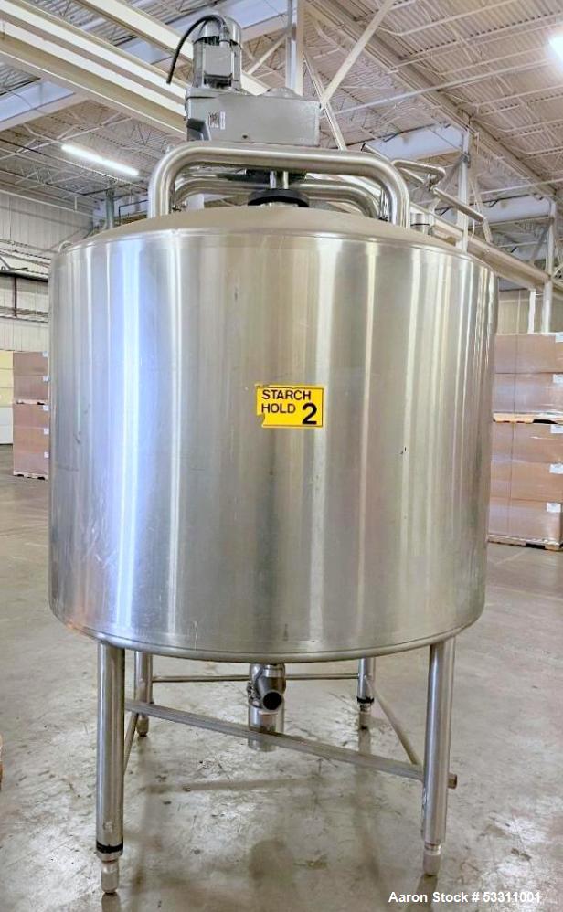 Walker 600 Gallon Insulated Cone Bottom Processor.