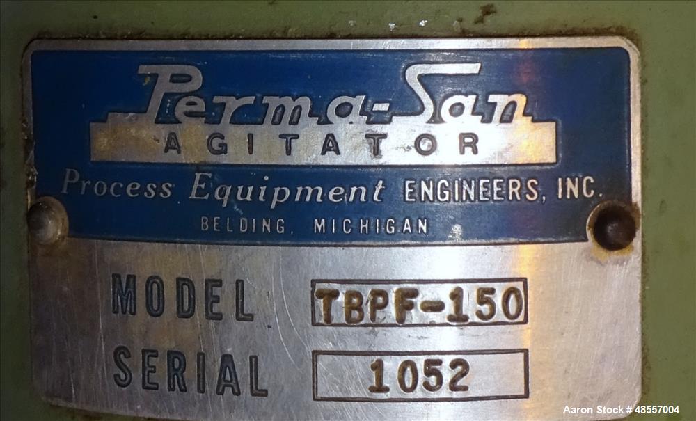 Used Will Flow Jacketed Tank, 550 Gallon, 316 Stainless Steel, Vertical.