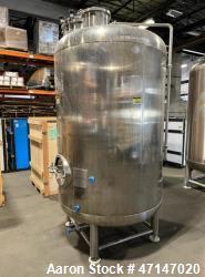 Used-Fronhofer 25BBL (775 gallon) Stainless Steel Brite Tank