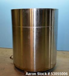 Used- 700 Gallon Specific Mechanical Systems 304 S/S Vertical Single Wall Insulated Tank. Open Top, Flat Bottom. 65 in Strai...