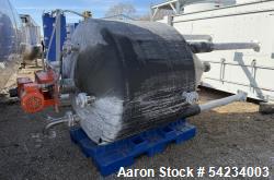 Used 500 Gallon 304 Stainless Steel Mix Tank – Vertical with Proquip Chem Guard Agitator