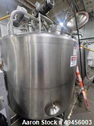 Used-DCI Jacketed Tank, 900 Gallon