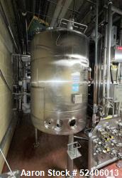 Used-Robert Mitchell Balance Jacketed Tank, Approximate 700 Gallon, 304 Stainles
