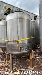Used-Robert Mitchell Balance Jacketed Tank, Approximate 700 Gallon, 304 Stainles
