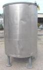 Used-Tank, Approximately 700 Gallons, Stainless Steel.  54
