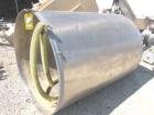 Used Tank, Approximately 700 Gallons, Stainless Steel.  54