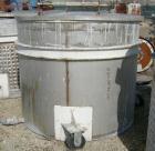 Used:Central Fabricators stainless steel mixing can , 60