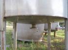 Used Tank, Approximately 500 Gallons, Stainless Steel, Vertical. 60