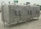 Used Flavor tank, (3) compartment, approximate 600 gallon each, 304 stainless steel.  Each compartment measures 43